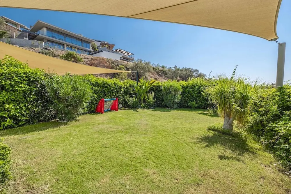 Mature garden